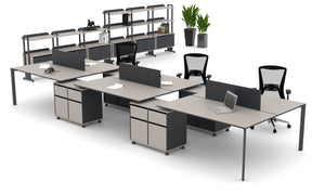 6er Schreibtisch Set Penta - Office Möbel