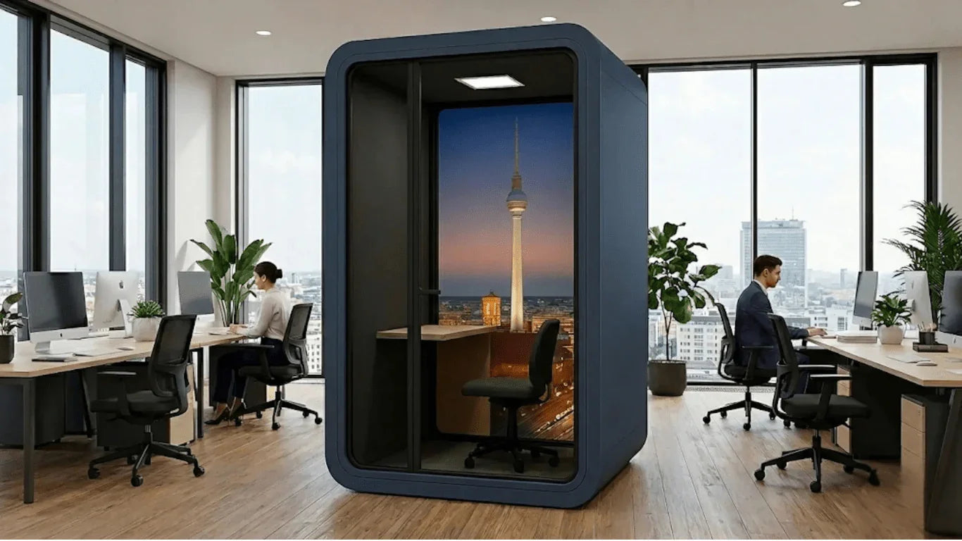 Berlin Akustik - Meeting - Booth – Schallisolierte Büro - Telefonkabine für 1 Personen - Office Möbel