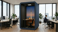 Berlin Akustik - Meeting - Booth – Schallisolierte Büro - Telefonkabine für 1 Personen - Office Möbel