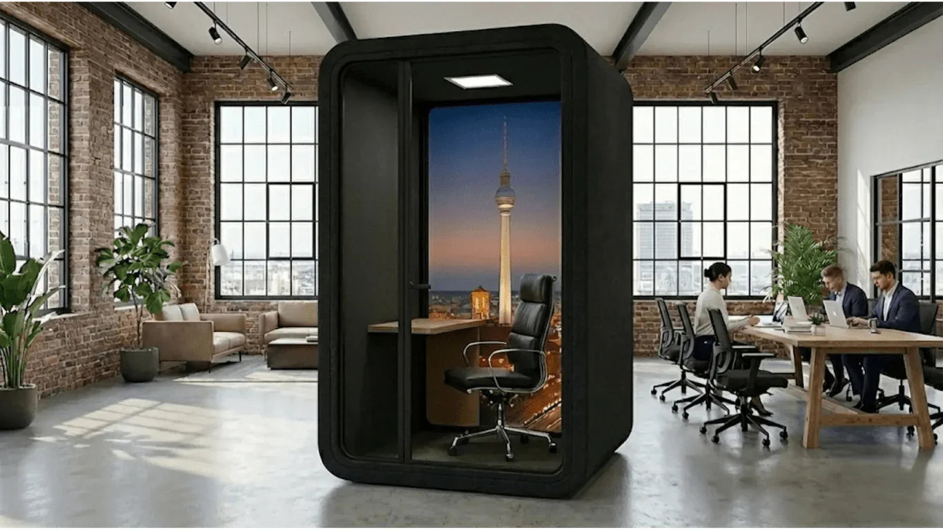 Berlin Akustik - Meeting - Booth – Schallisolierte Büro - Telefonkabine für 1 Personen - Office Möbel