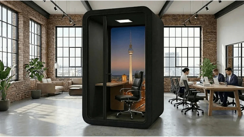 Berlin Akustik - Meeting - Booth – Schallisolierte Büro - Telefonkabine für 1 Personen - Office Möbel