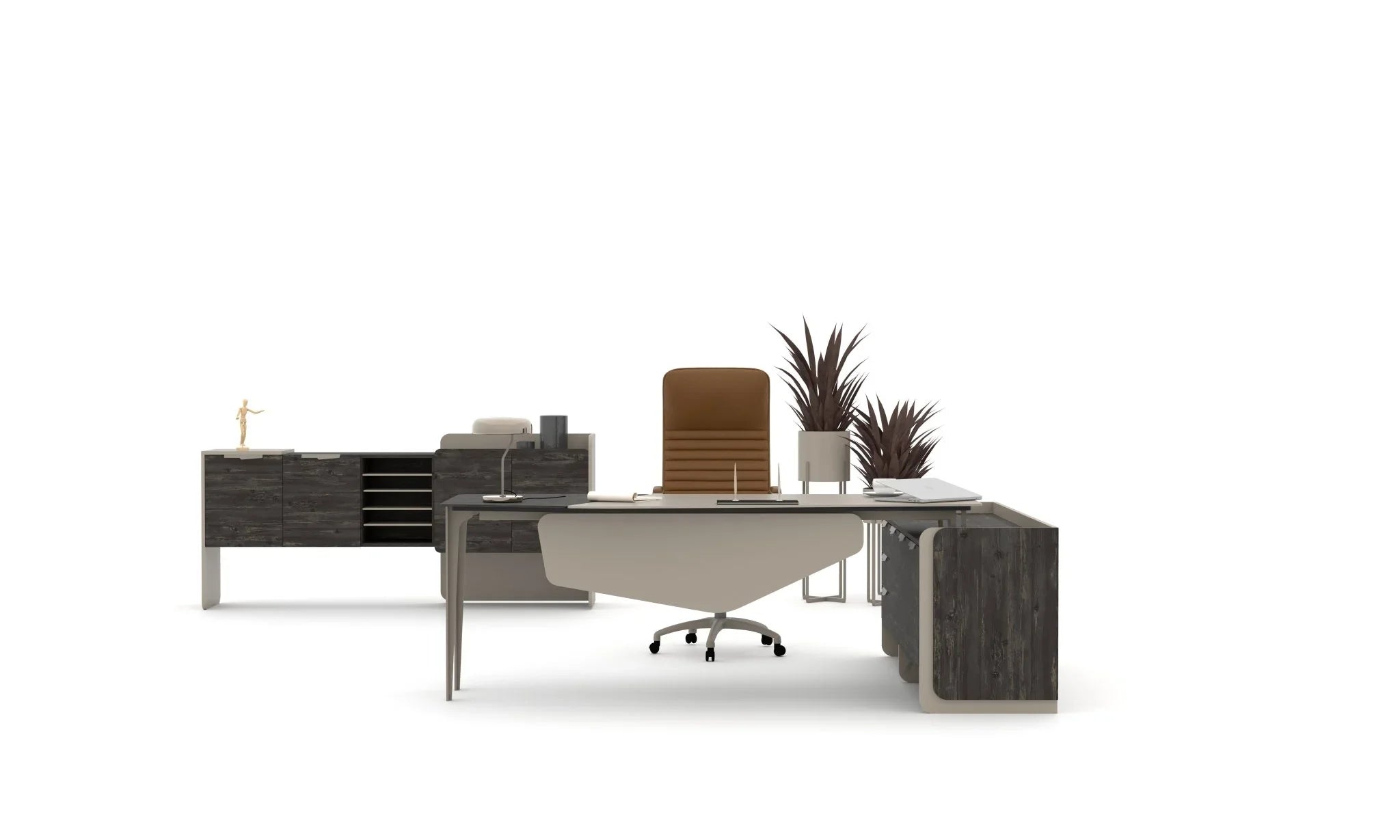 Büromöbel Set Corte 3–Teilig - Office Möbel