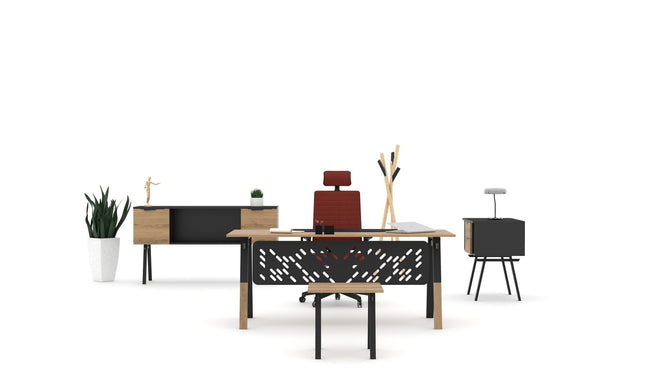 Büromöbel Set Hexa 4 - teilig - Office Möbel