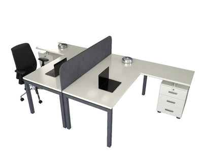 Doopelschreibtisch Design Light für 2 Personen - Office Möbel