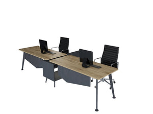 Doopelschreibtisch Side by Side für 2 Personen - Office Möbel
