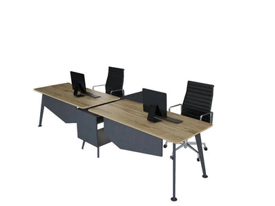 Doppelschreibtisch Side by Side für 2 Personen - Office Möbel