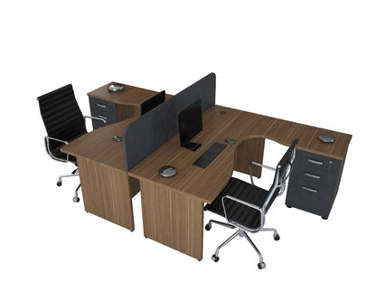 Doopelschreibtisch Standard für 2 Personen - Office Möbel