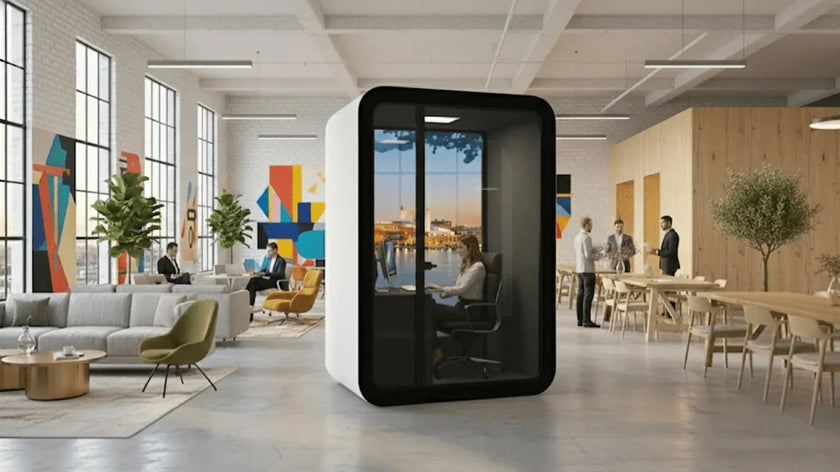 Oslo Akustik - Meeting - Booth – Schallisolierte Büro - Telefonkabine für 2 Personen - Office Möbel