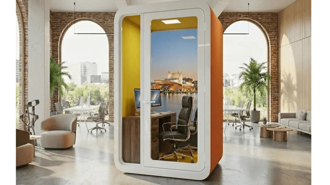 Oslo Akustik - Meeting - Booth – Schallisolierte Büro - Telefonkabine für 2 Personen - Office Möbel