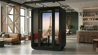 Paris Akustik - Meeting - Booth – Schallisolierte Büro - Telefonkabine für 4 Personen - Office Möbel