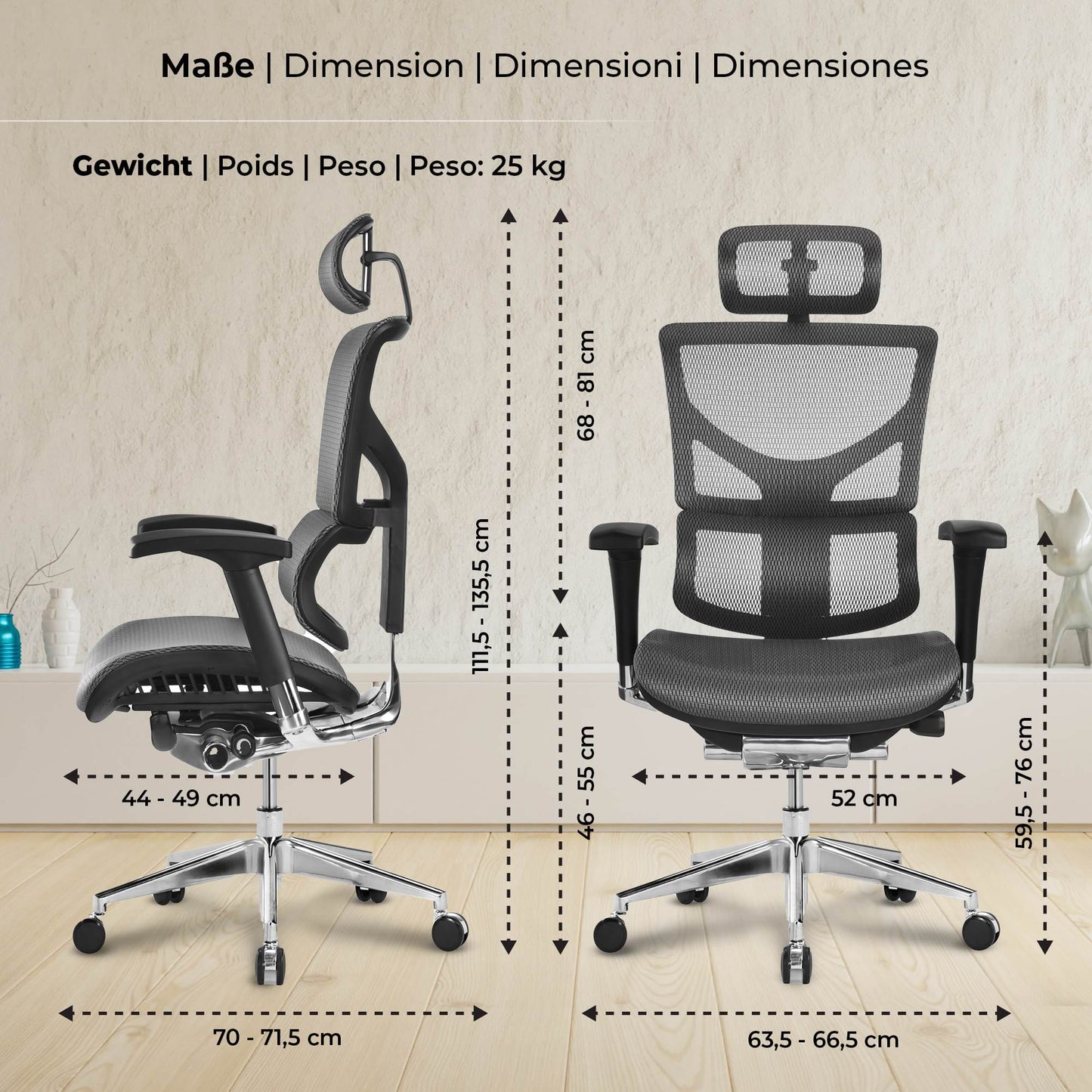 Bürostuhl Spokane Ergonomic - Office Möbel